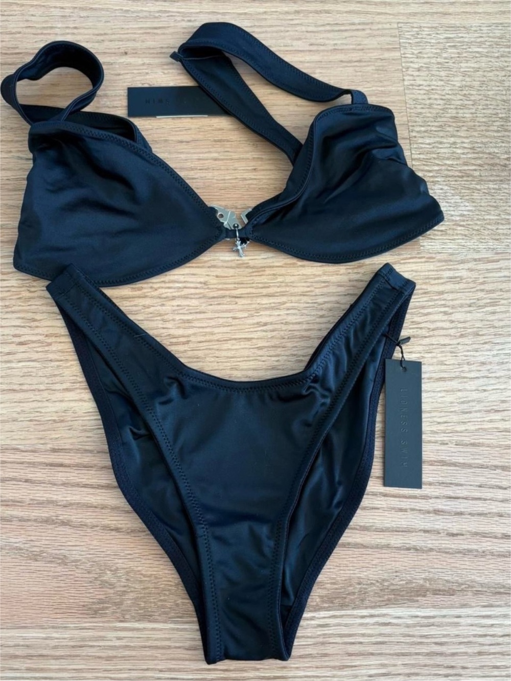 Lioness Black Triangle Bikini Two-Piece Set